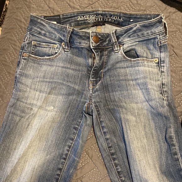 American Eagle Skinny Jeans 0 Long 2 pairs - Picture 2 of 7